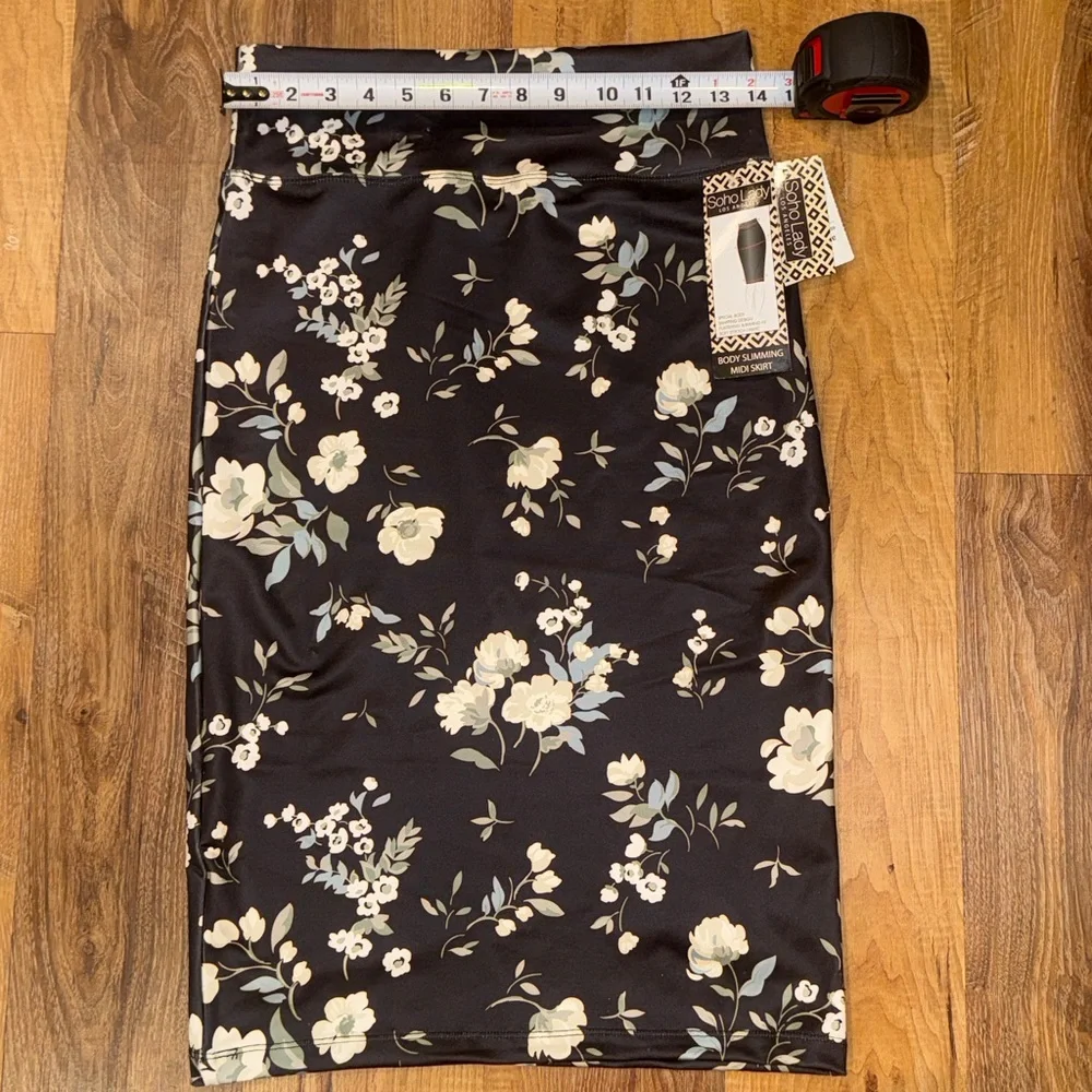Soho Lady Women’s Body Slimming Midi Skirt (2 Skirts)(Size: Large)(NWT) - Picture 4 of 14
